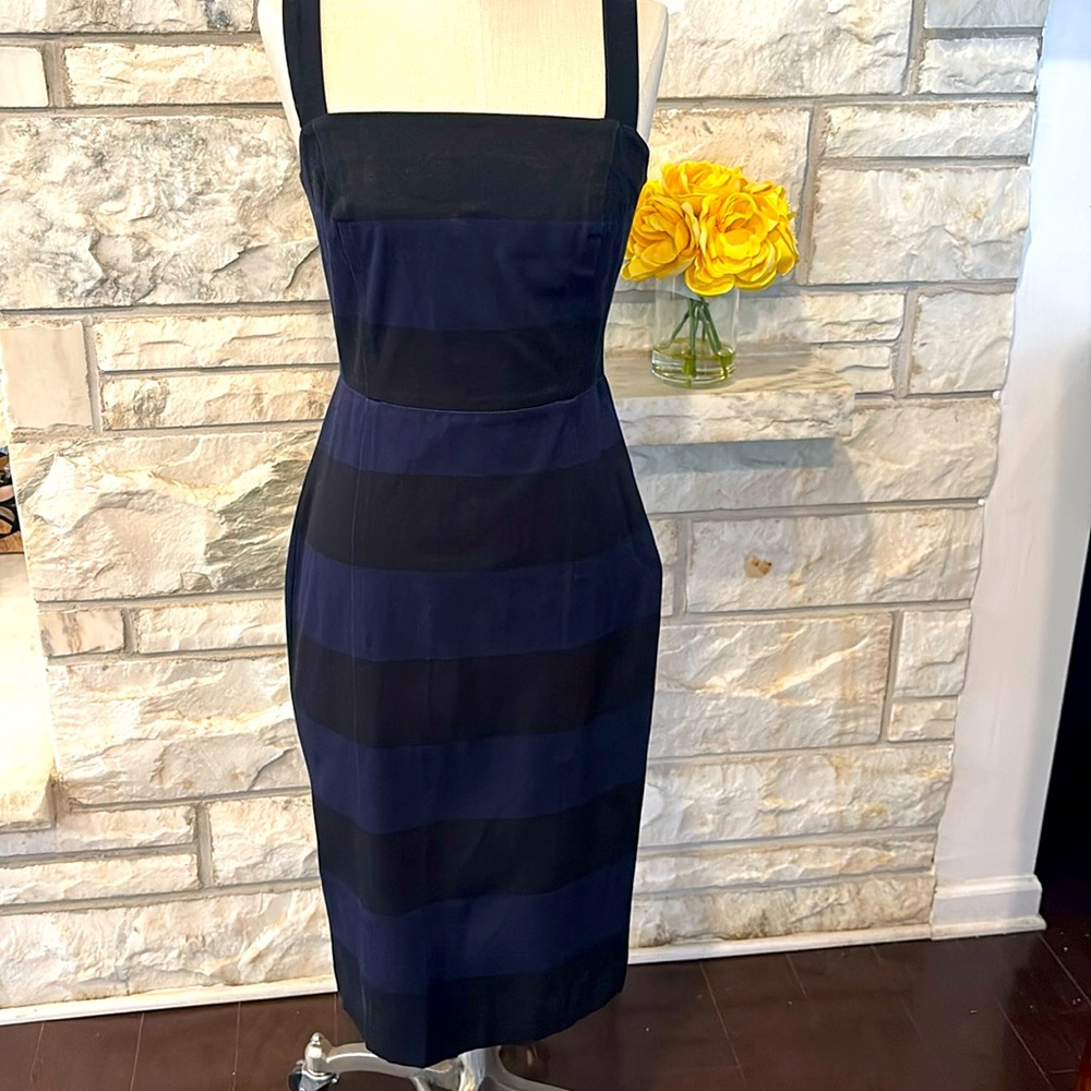 Banana Republic Blue Bodycon Midi Dress